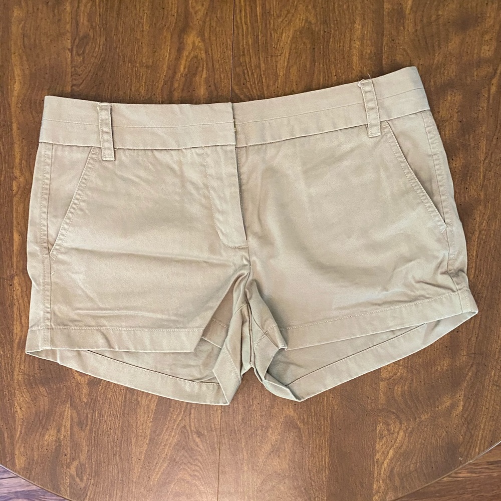 JCrew Chino shorts. Size 8.